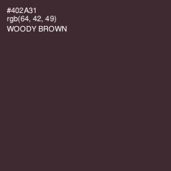 #402A31 - Woody Brown Color Image